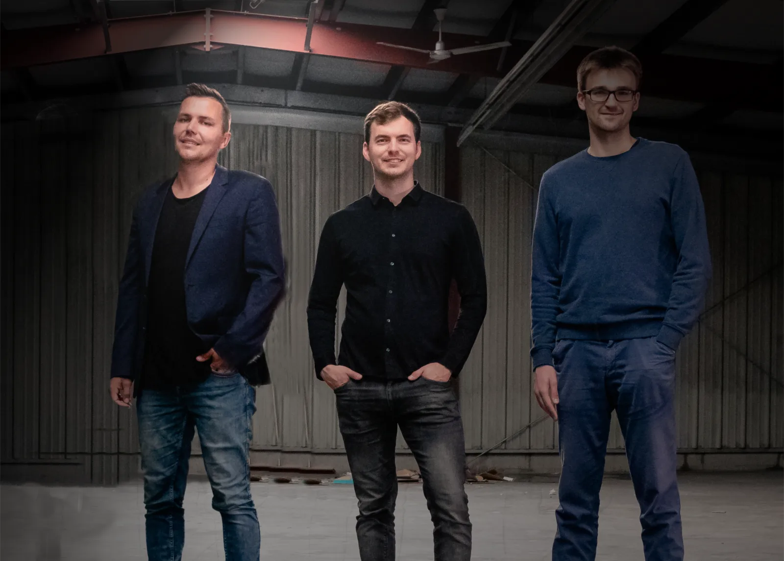 Torsten Beyenbach, Alexander Dür und Thomas Auer im Jahr der Gründung